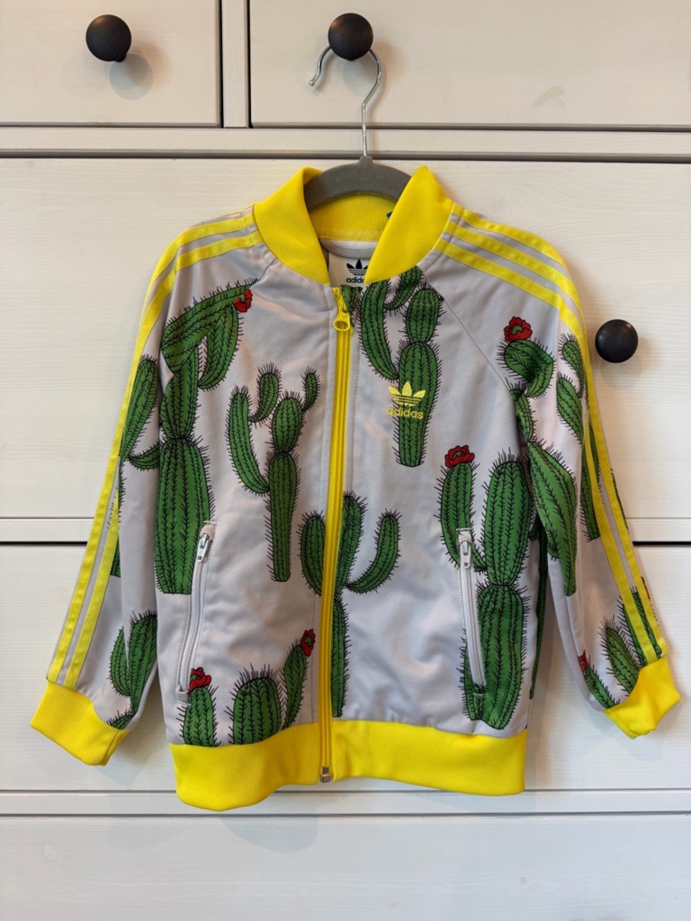 Mini Rodini x Adidas limited edition cactus jacket kids size 5-6